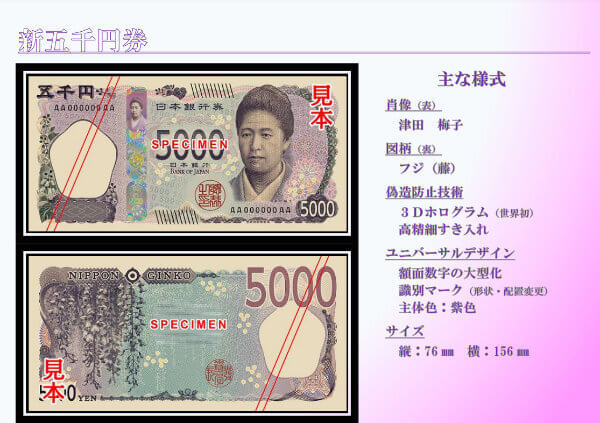 新五千円
